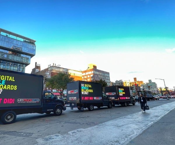 Our Fleet of Billboard Advertising Trucks